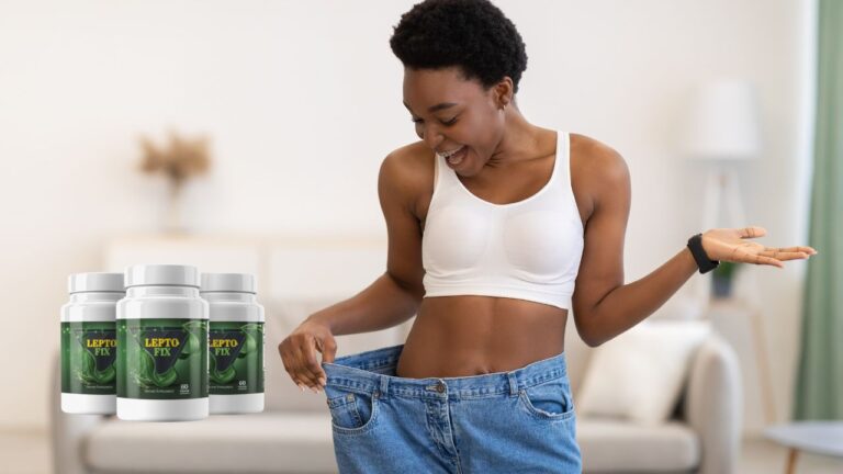 Girl has lost weight after using leptofix weightloss pills