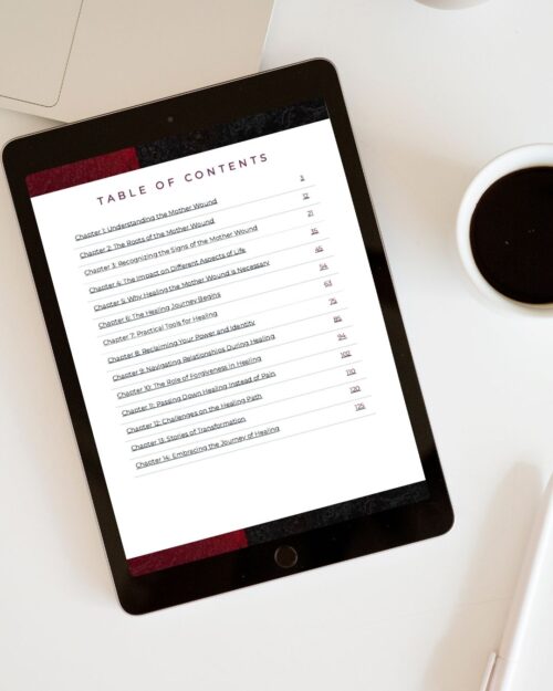 2 The mother wound table of contents