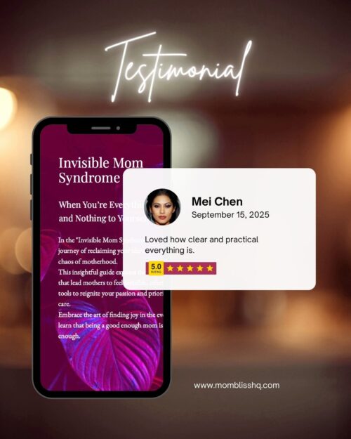 The Invisible Mom Syndrome - Testimonials